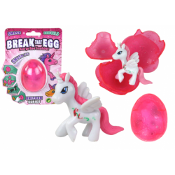 Cracking Magic Unicorn Egg Roosa 6cm