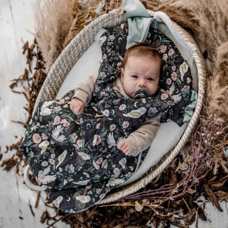 Beebipadi Sleepy pig, BRIGHT LUNA - BLACK