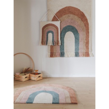 Lastetoa villavaip Vikerkaar 105x120 cm