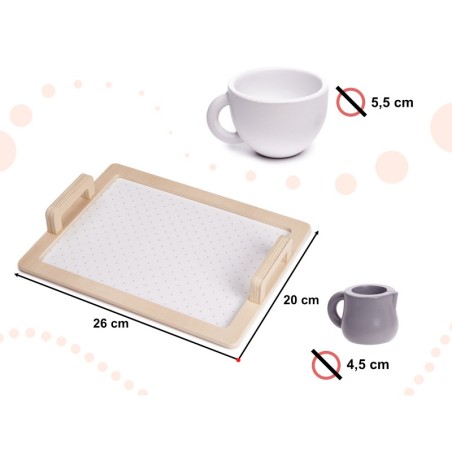 Puidust tee joomise komplekt kahele