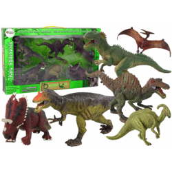 6-osaline dinosauruste komplekt, suured...