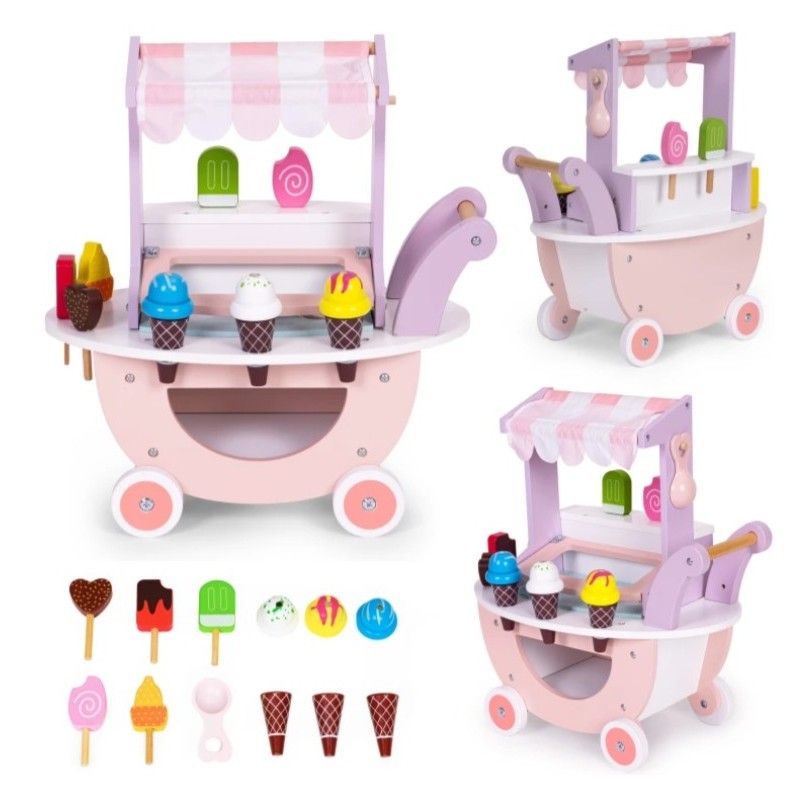 Puidust Jäätisekäru 12 osaline