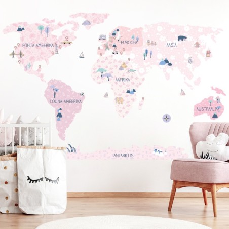 Seinakleebis Maakaart M eesti keeles, spring flower