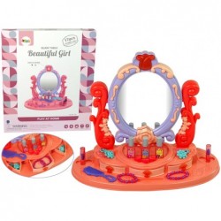 Peegli valguse heliga meigilaud