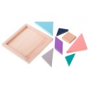 Tangram väike puidust pusle