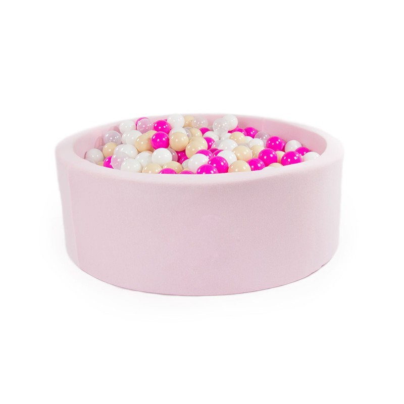 Pallimeri H40 + 200 palli, roosa