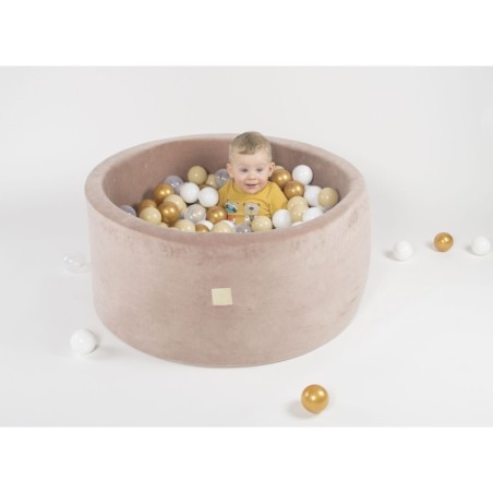 Pallimeri Teddy bear velvet H40 + 250 palli