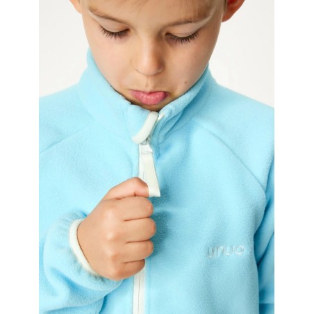 Laste fliis pusa lukuga, helesinine