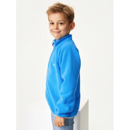 Laste fliis pusa lukuga, tumesinine