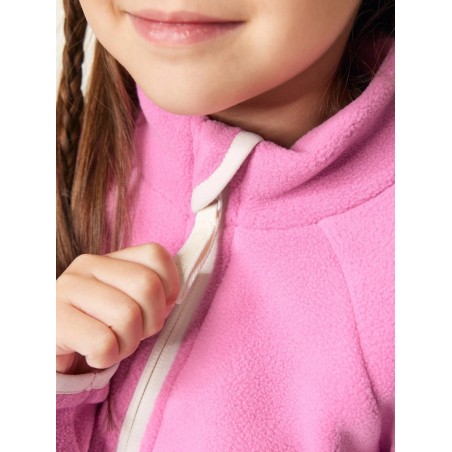 Laste fliis pusa lukuga, roosa