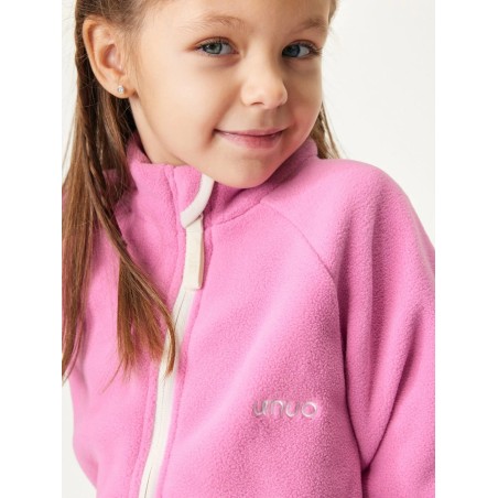 Laste fliis pusa lukuga, roosa