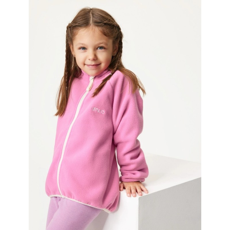 Laste fliis pusa lukuga, roosa