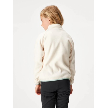 Laste fliis pusa lukuga, valge