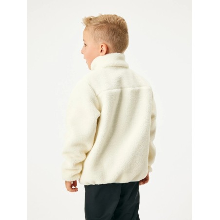 Laste fliis jakk Teddy, valge