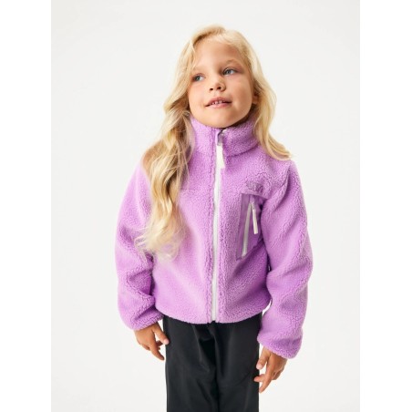 Laste fliis jakk Teddy, lilla