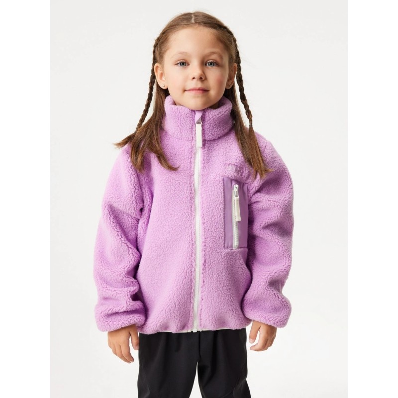 Laste fliis jakk Teddy, lilla