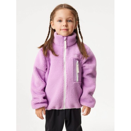 Laste fliis jakk Teddy, lilla