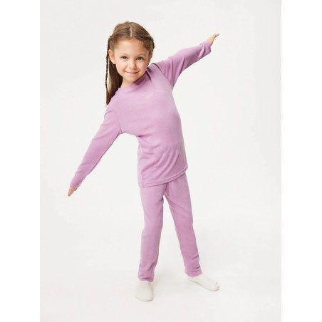 Laste meriino pikkade varrukatega pluus, roosa