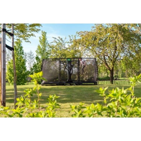 Maapealne batuut EXIT Allure Premium, must, 214 x 366 cm