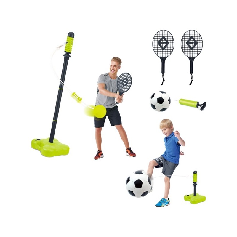 Laste 2-in-1 reketi ja palli mängukomplekt inSPORTline