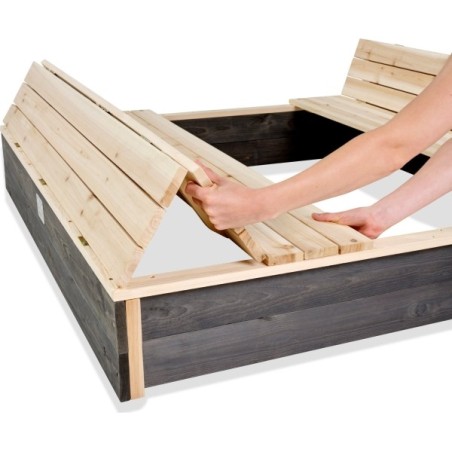 EXIT Aksent puidust liivakast 136x132cm