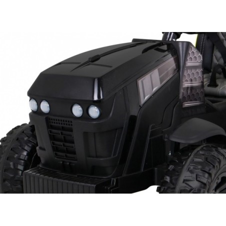 Must laste elektriline traktor koos haagisega