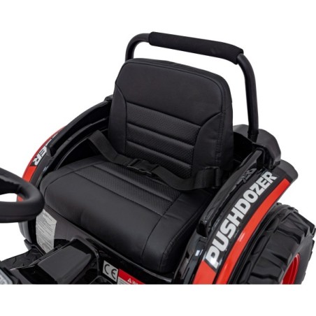 Laste elektriline traktor kopaga punane