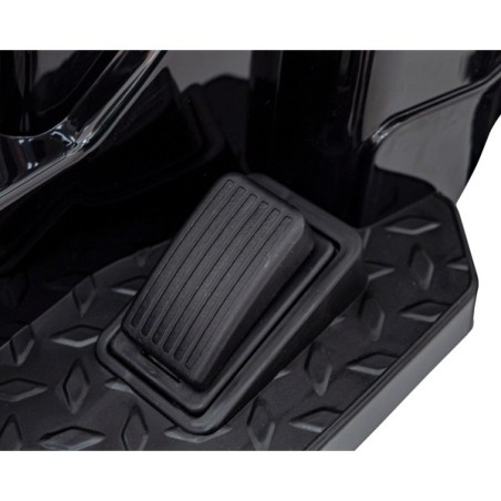 Laste elektriline traktor kopaga punane