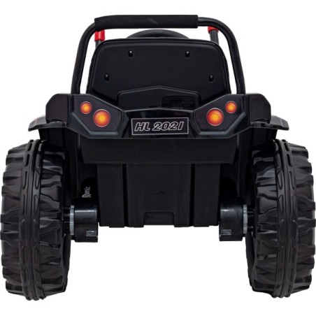 Laste elektriline traktor kopaga punane