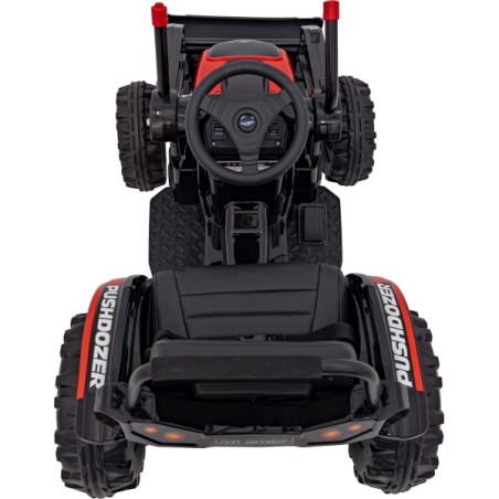 Laste elektriline traktor kopaga punane