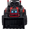 Laste elektriline traktor kopaga punane