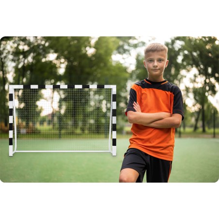 Jalgpallivärav 300 x 200 x 90 cm NS-465 mustvalge