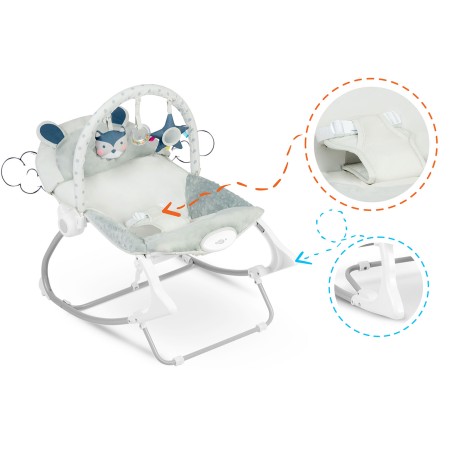 Ricokidsi kiik vibratsiooniga beebile - hall