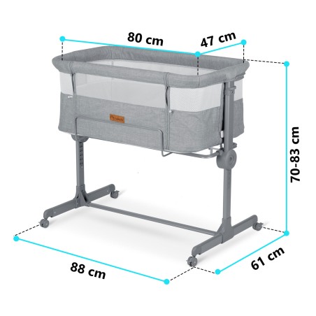 Beebi lisavoodi + madrats + NK-243 hall