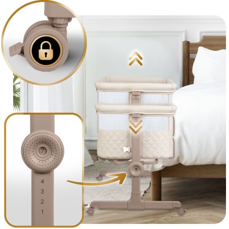 Kokkupandav reisivoodi lisavoodi beebile + Nukido NK-243 madrats