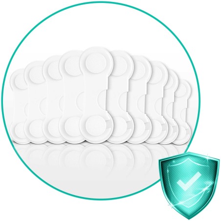 Ricokids 798300 kapi avamise lukk, 10 tk, valge