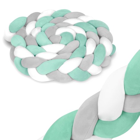 Ricokids võrevoodi voodipehmendus 3m - piparmündihall