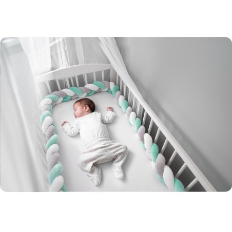 Ricokids võrevoodi voodipehmendus 3m - piparmündihall