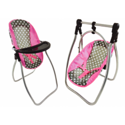 Nuku söögitööl kiik Hallikas-Roosa