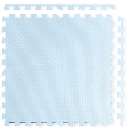 Suur puslematt vahtmatt 60x60 cm 4 tk. sinine ja valge