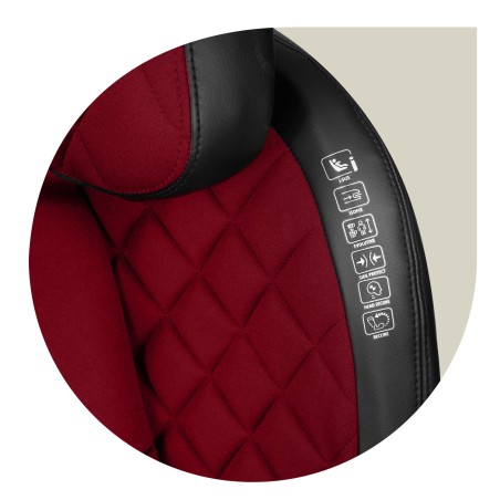 Nukido Louis must ja punane turvatool 15-36 kg ISOFIX