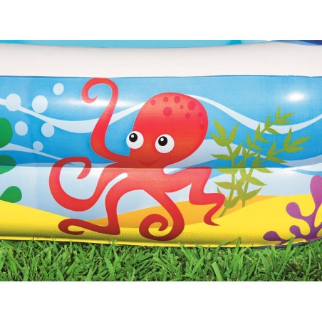 Katusega lastebassein Bestway 52192, 140 x 140 x 114 cm, meremotiiviga