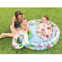 Täispuhutav basseinirõngas ja pallikomplekt 122 x 25 cm INTEX 59460