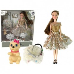 Nukk Emily koera pikkade juustega