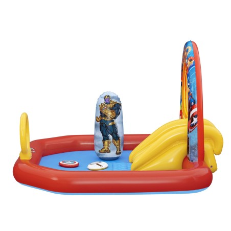 Avengersi täispuhutav mänguväljak lastebassein 211 x 198 x 125 cm Bestway 98800