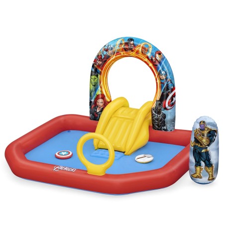 Avengersi täispuhutav mänguväljak lastebassein 211 x 198 x 125 cm Bestway 98800