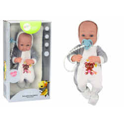 Beebi nukk koos luti ja tekiga 35 cm