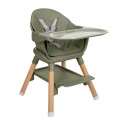 Laste söögitool 6in1 Woody, roheline