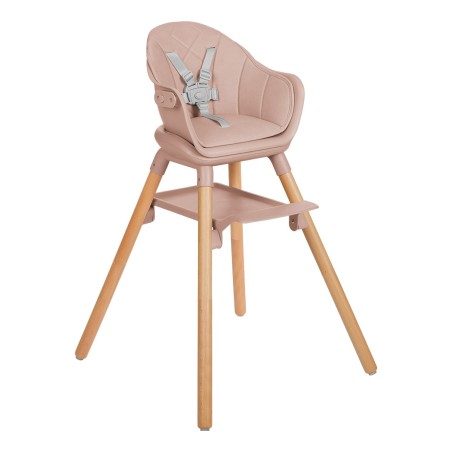 Laste söögitool 6in1 Woody, roosa