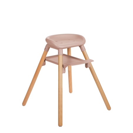 Laste söögitool 6in1 Woody, roosa